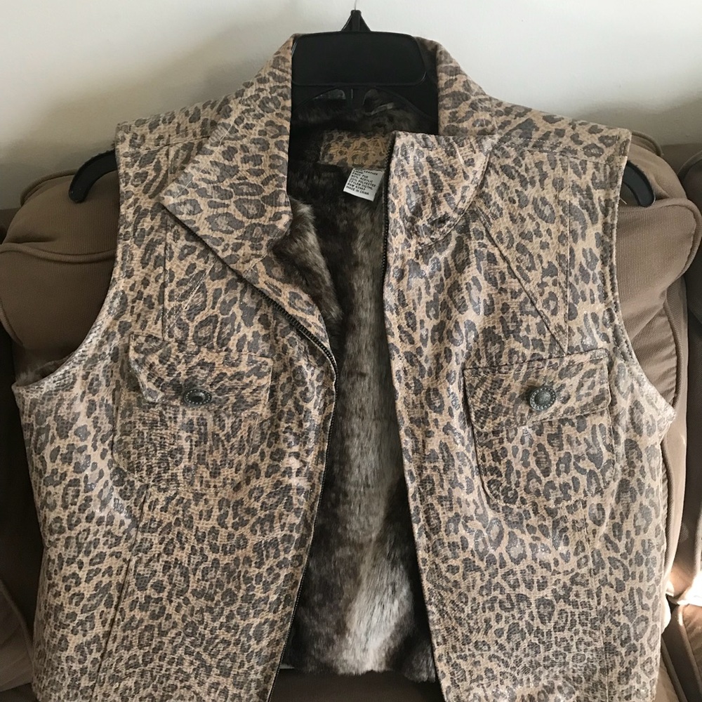 Leopard Vest